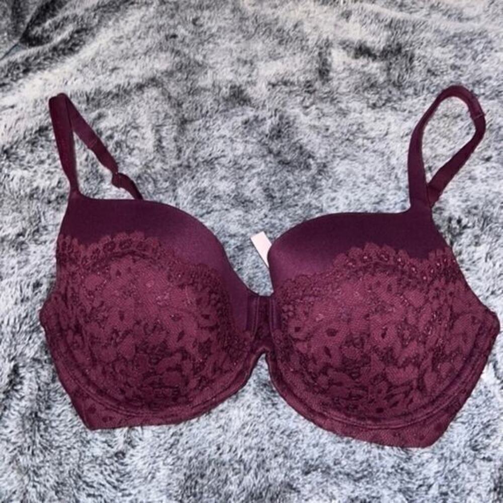 ▶️ Victoria’s Secret ◀️ Body By Victoria Lace Maroon Bra